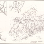 1972 Road Map Of Madison County North Carolina