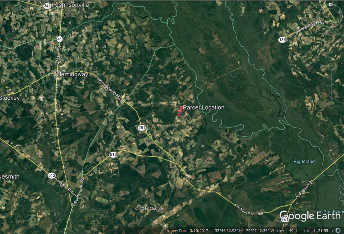 3 7 Acres RAW LAND On Old Pee Dee Rd Tax Map 03 0409 020 02 00 