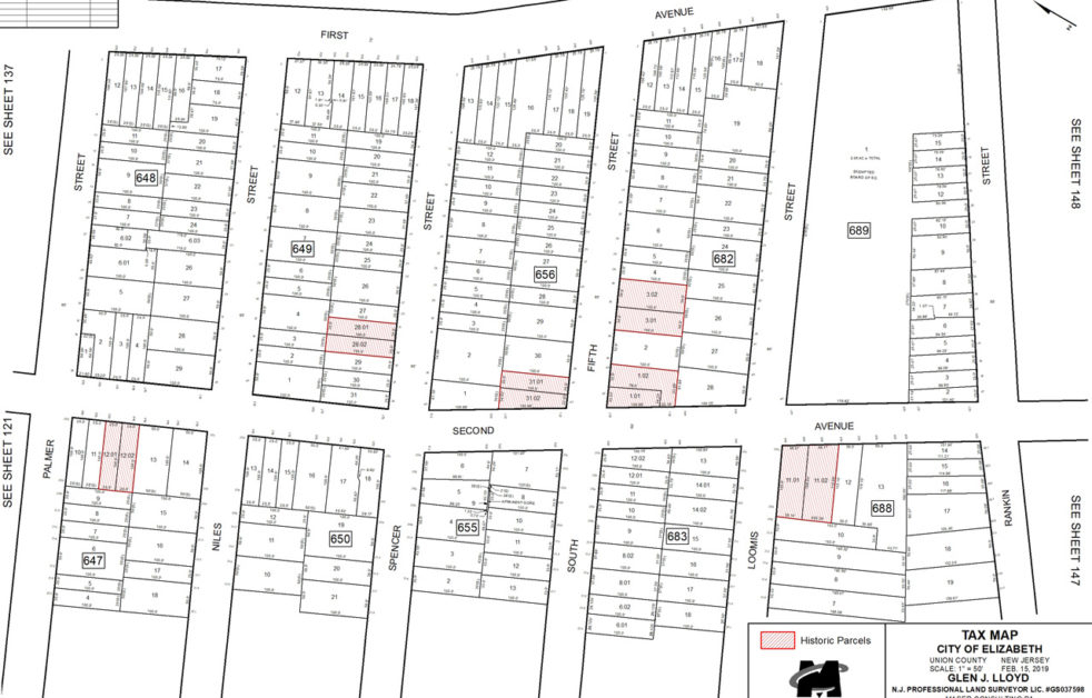 City Of Elizabeth Digital Tax Map Colliers Engineering Design