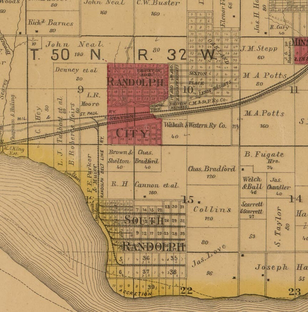 Clay County Missouri 1887 Old Wall Map With Landowner Etsy