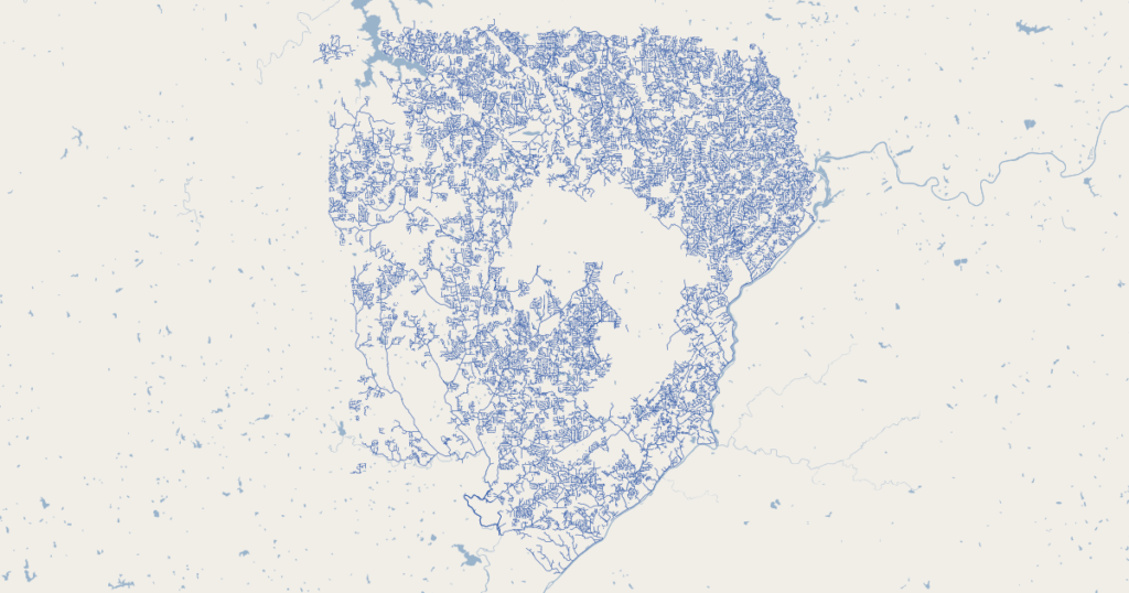 Cobb County GA Sewer System Gravity Main GIS Map Data Cobb 