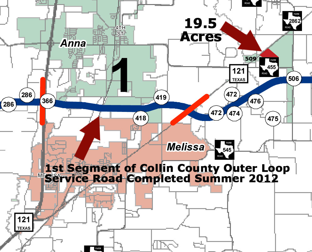 Collin County Outer Loop Map