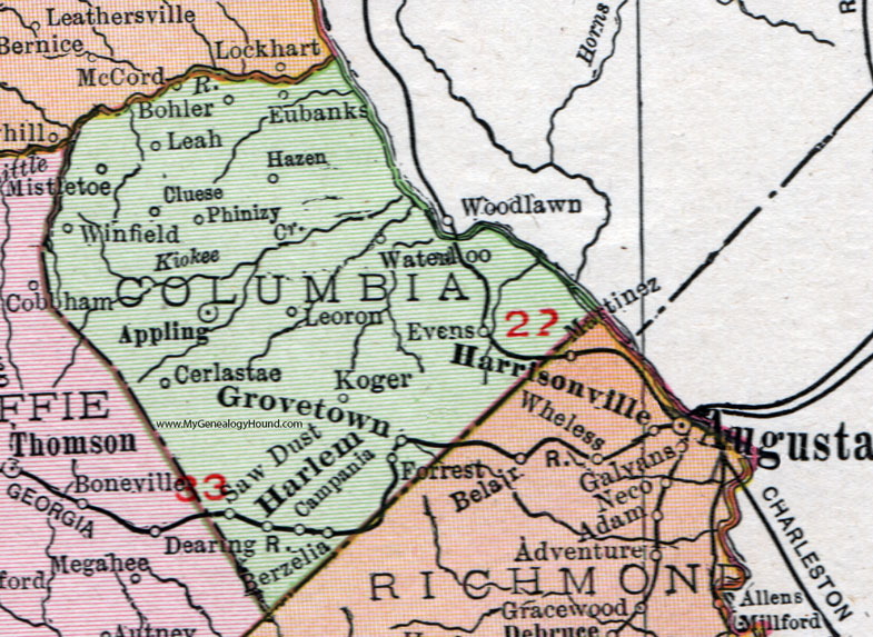 Columbia County Maps