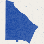 DeKalb County GA Census Block Groups GIS Map Data DeKalb County