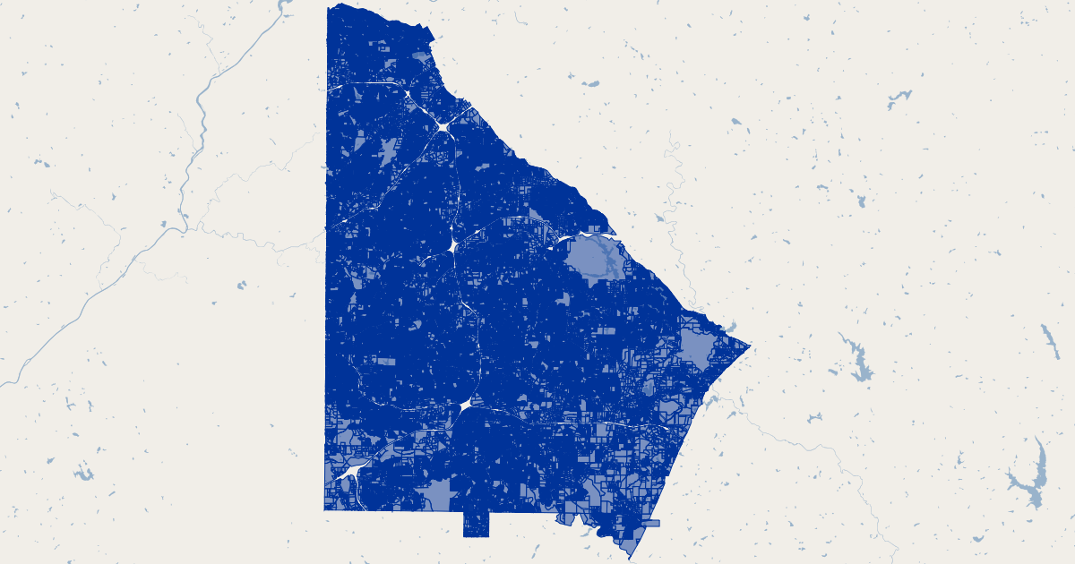 DeKalb County GA Tax Parcels GIS Map Data DeKalb County Georgia 