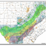 Eagle Ford Shale Map With Oil Gas Well Trends