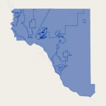 El Paso County Texas Municipal Boundaries GIS Map Data El Paso