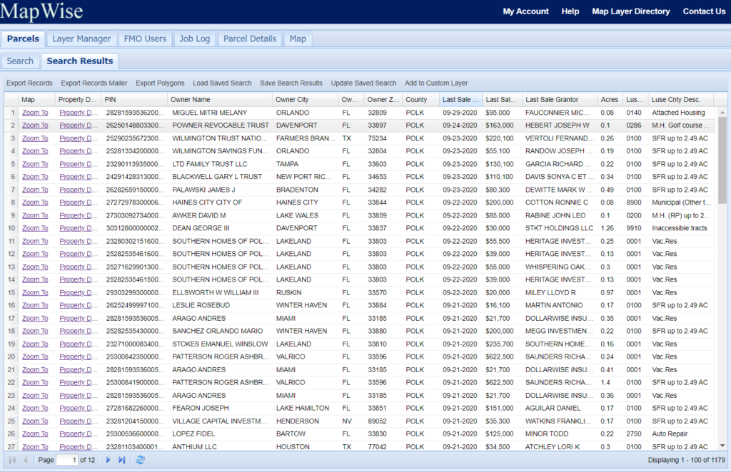 Florida County Property Appraiser Search Parcel Maps And Data