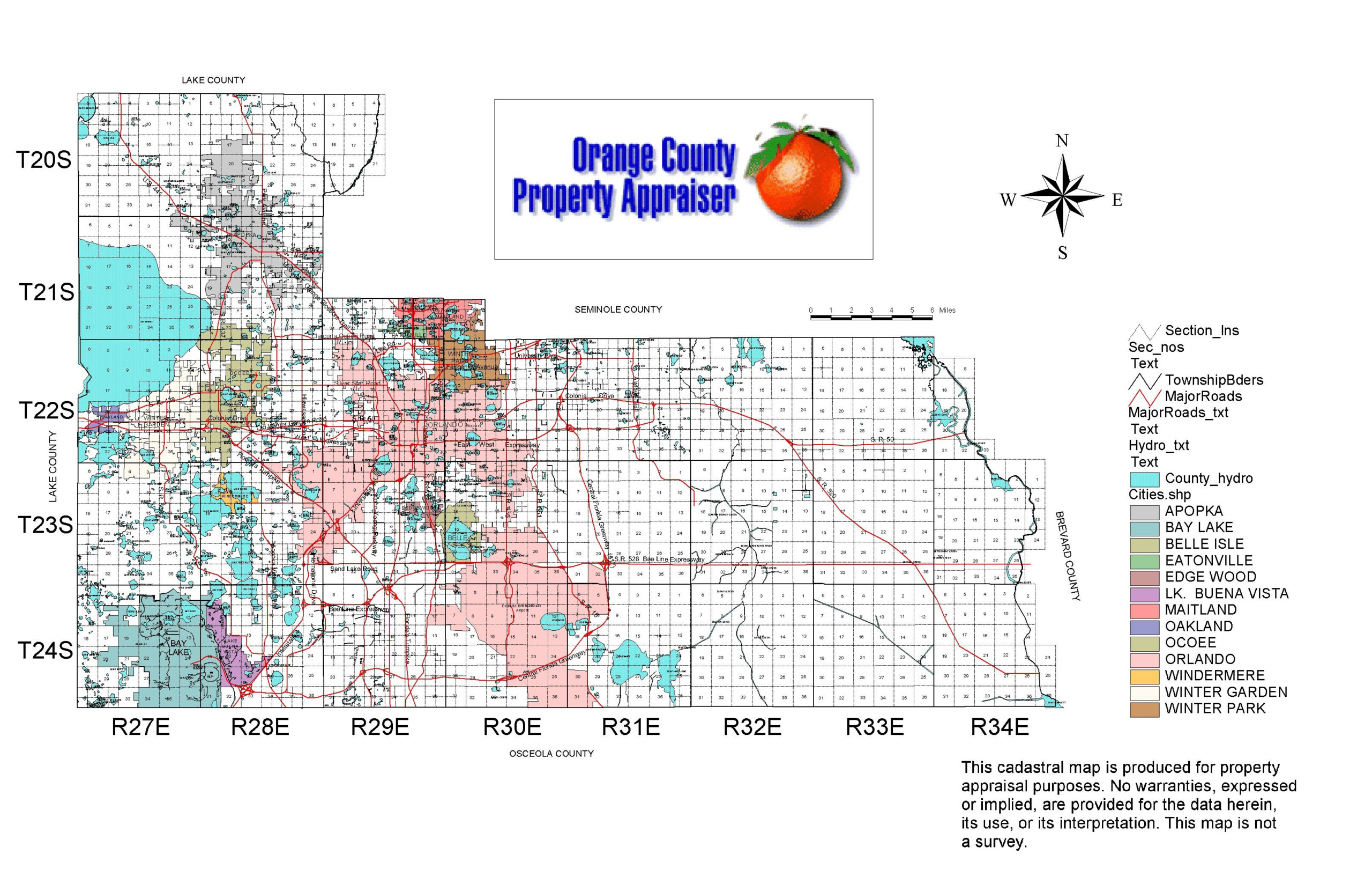 Gis Conversion Project From Vision To Esri Orange County Florida 