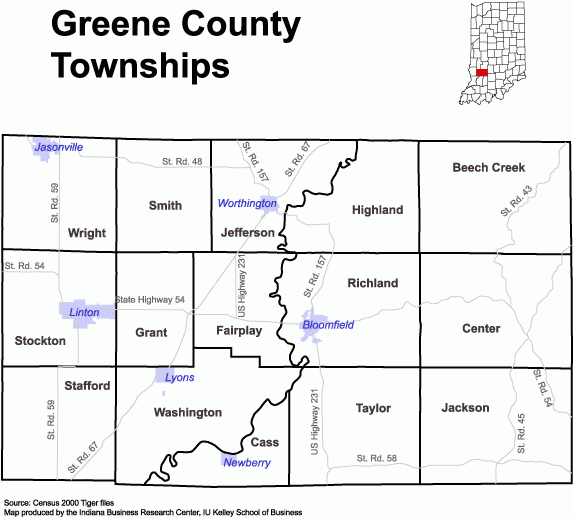 Greene County Indiana Genealogy Courthouse Clerks Register Of