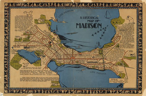 Historical Map Of Madison Map Or Atlas Wisconsin Historical Society