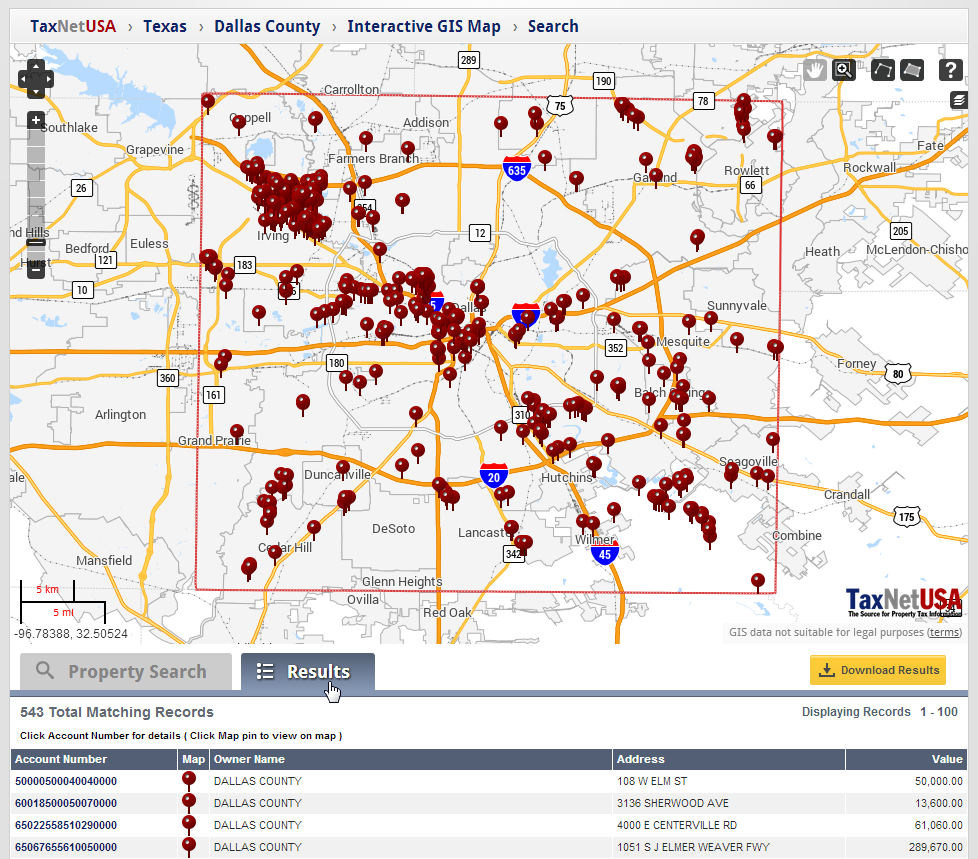 Interactive GIS Maps Help TaxNetUSA