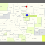 Interactive Map Of Colorado Clickable Counties Cities