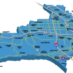 Los Angeles County Map Of Cities USTrave