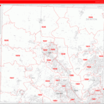 Map Of Denton County Lines