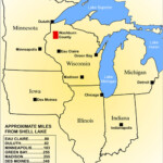Map Of Washburn County Wisconsin