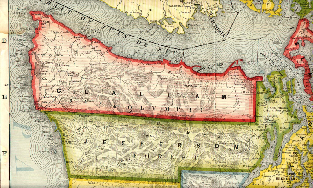 Map Washington Counties