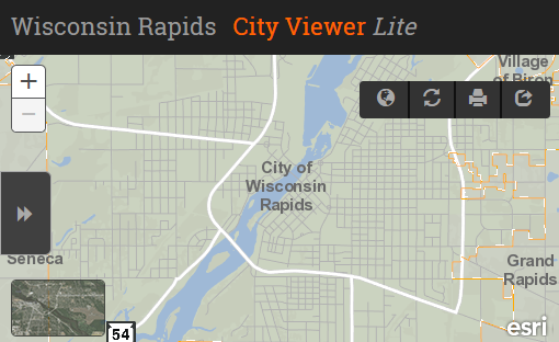 Maps GIS City Of Wisconsin Rapids