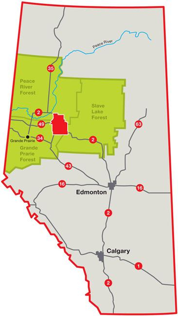 Maps Municipal District Of Smoky River No 130