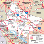 Maps Of Laurens County South Carolina