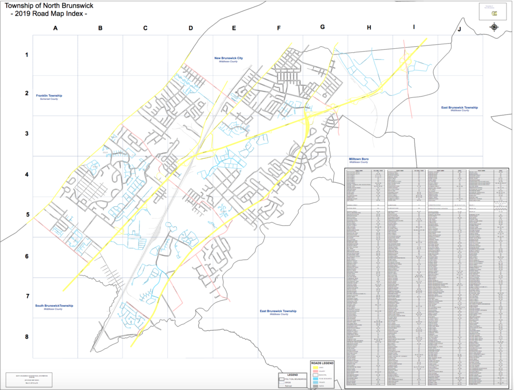 Maps Township Of North Brunswick