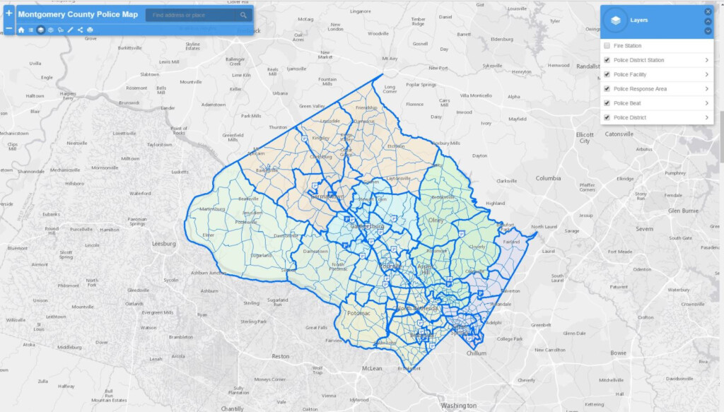 Montgomery County GIS Maps