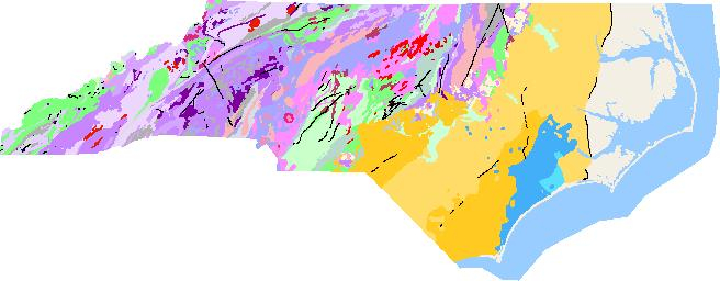 North Carolina Geologic Map Data