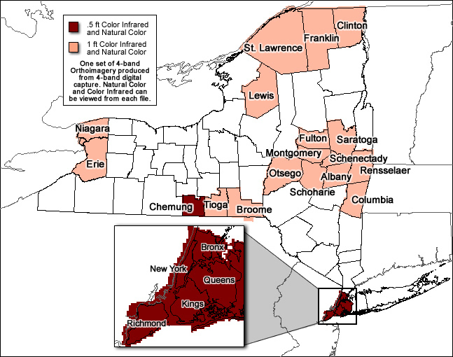 NYS GIS Clearinghouse Orthoimagery