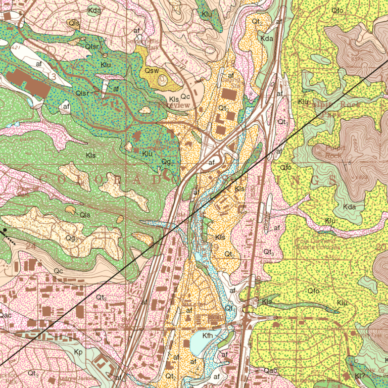 OF 01 03 Geologic Map Of The Pikeview Quadrangle El Paso County 