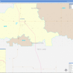 Pennington County MN Wall Map Color Cast Style By MarketMAPS MapSales