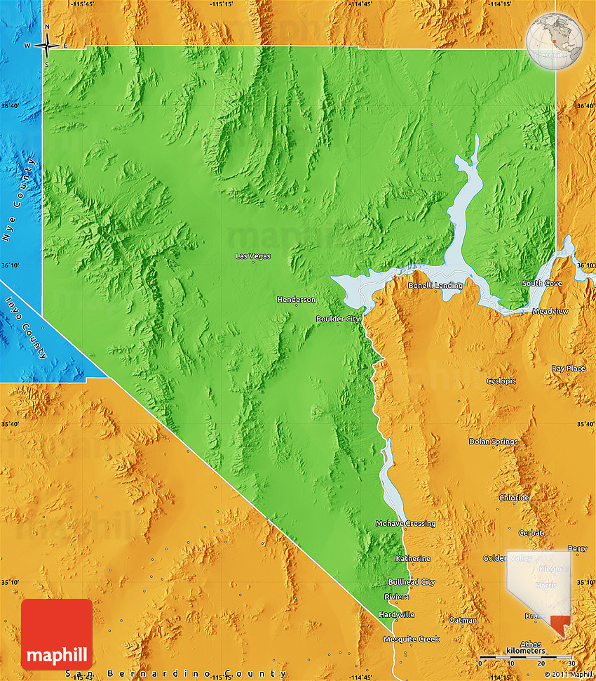 Political Map Of Clark County