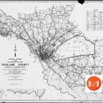 RICHLAND COUNTY Old SCDOT MAPS Richland County