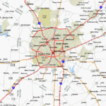 San Antonio Texas Map