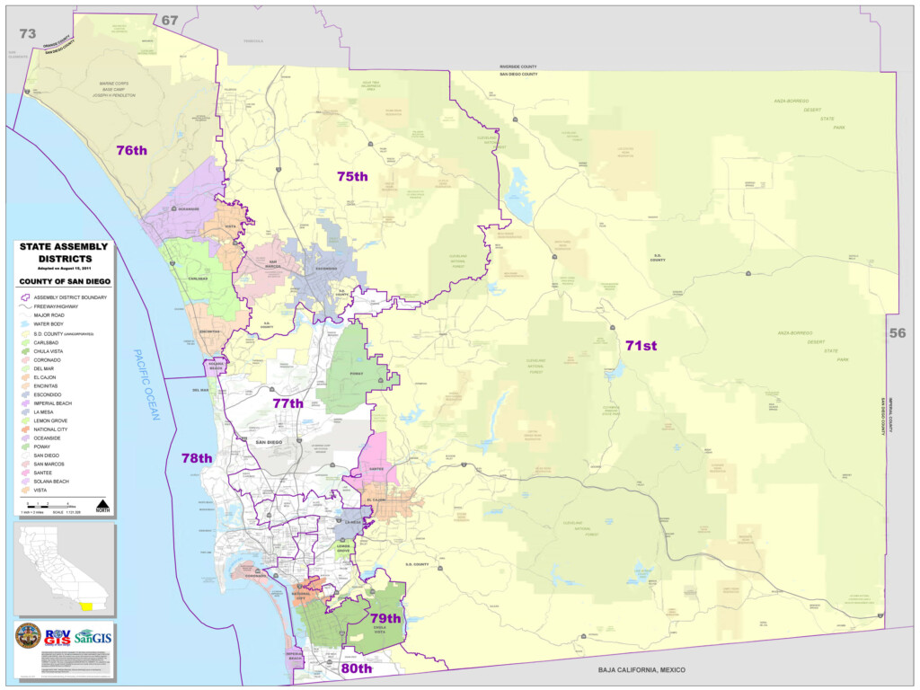 San Bernardino County District Map