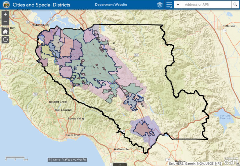 Santa Clara County Parcel Map