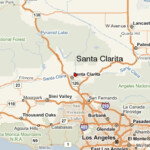 Santa Clarita California Map