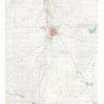 Steele County MN Topo Wall Map By MarketMAPS