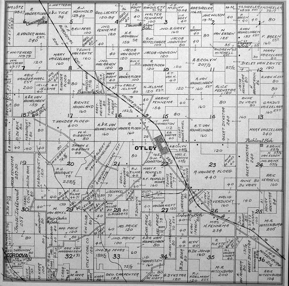 Summit Township Plat Map Of Marion County Iowa