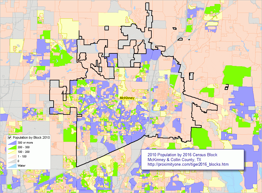 TIGER Line Blocks 2016 TIGER Census 2010