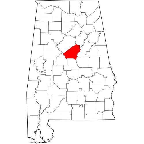 USGS TOPO 24K Maps Shelby County AL USA