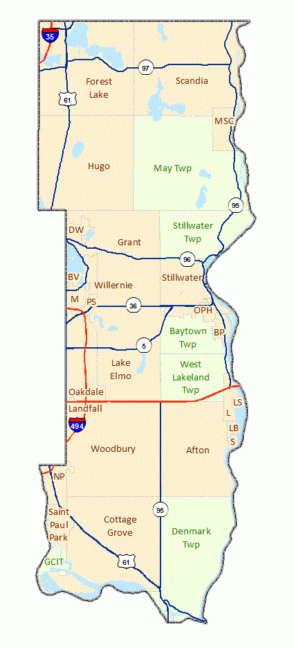 Washington County Maps