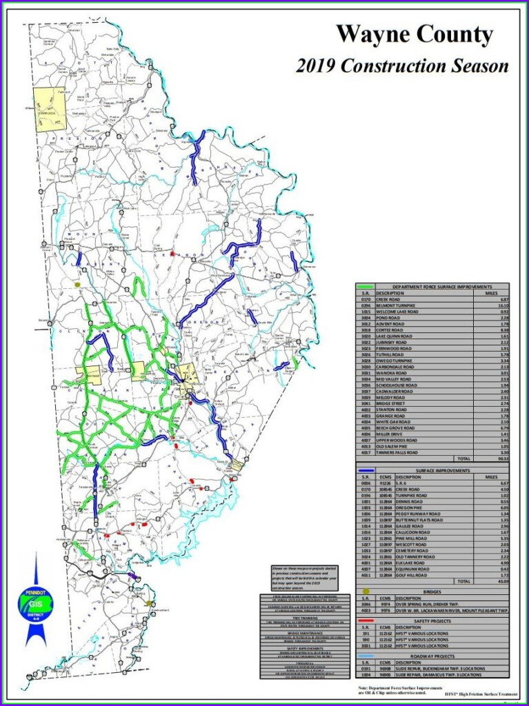 Wayne County Pa Tax Map Map Resume Examples